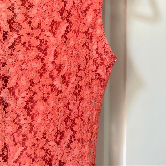 Dolce Vita coral lace dress - Picture 7 of 14